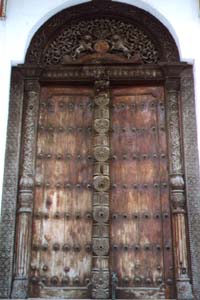 Door on Sultans Palace, Zanzibar Town