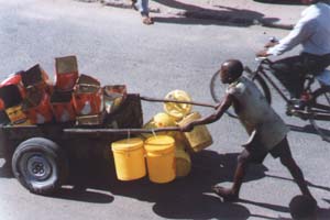 Water Boy in Mombasa