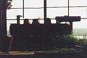 Engine sheds at Porto Vehlo